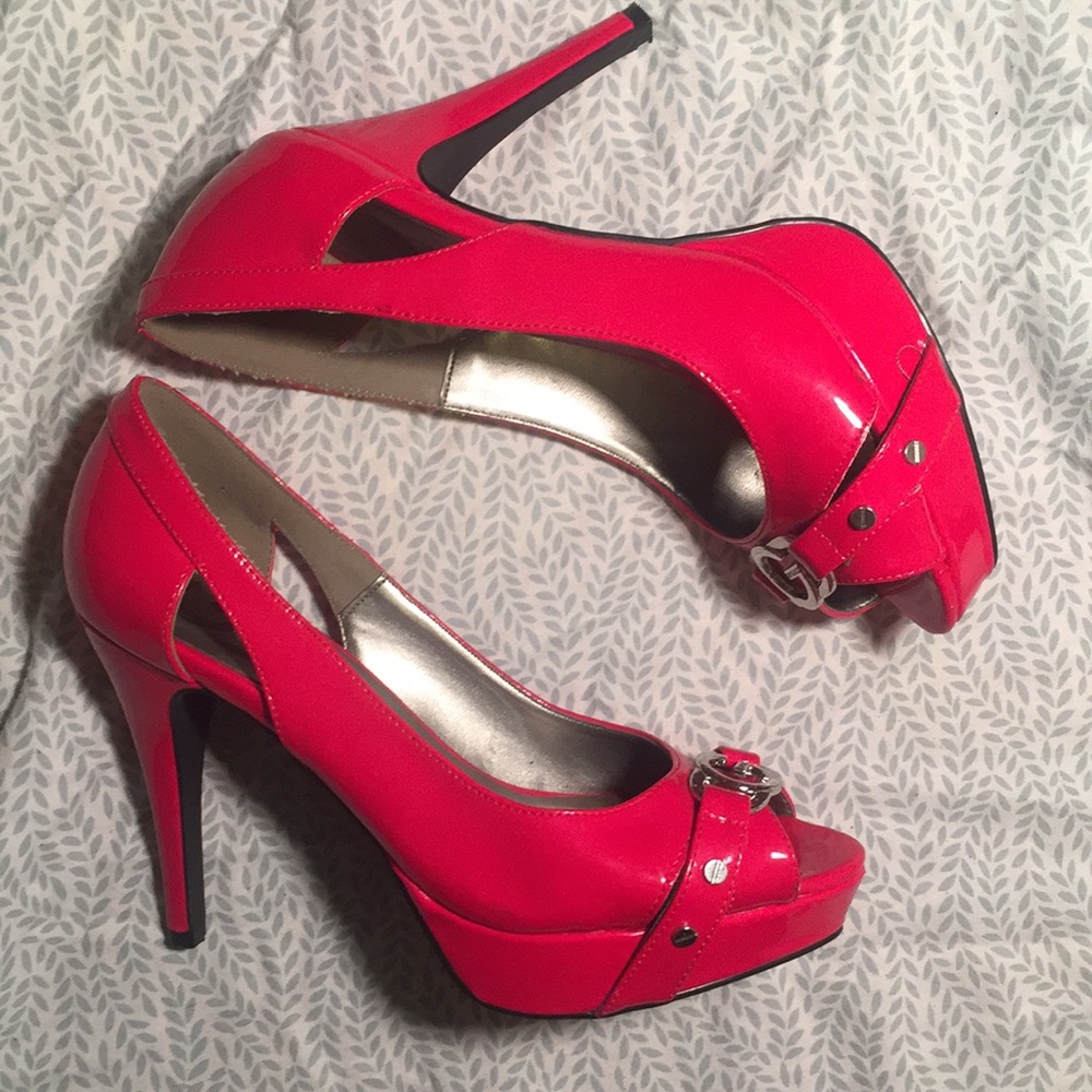 Hot Red Guess Heels
